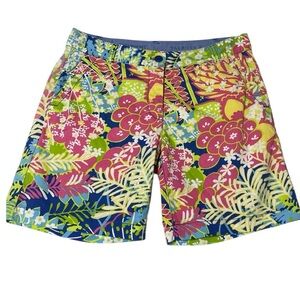 TALBOTS WEEKEND MULTI-COLOR CHINO SHORTS SZ XS EUC